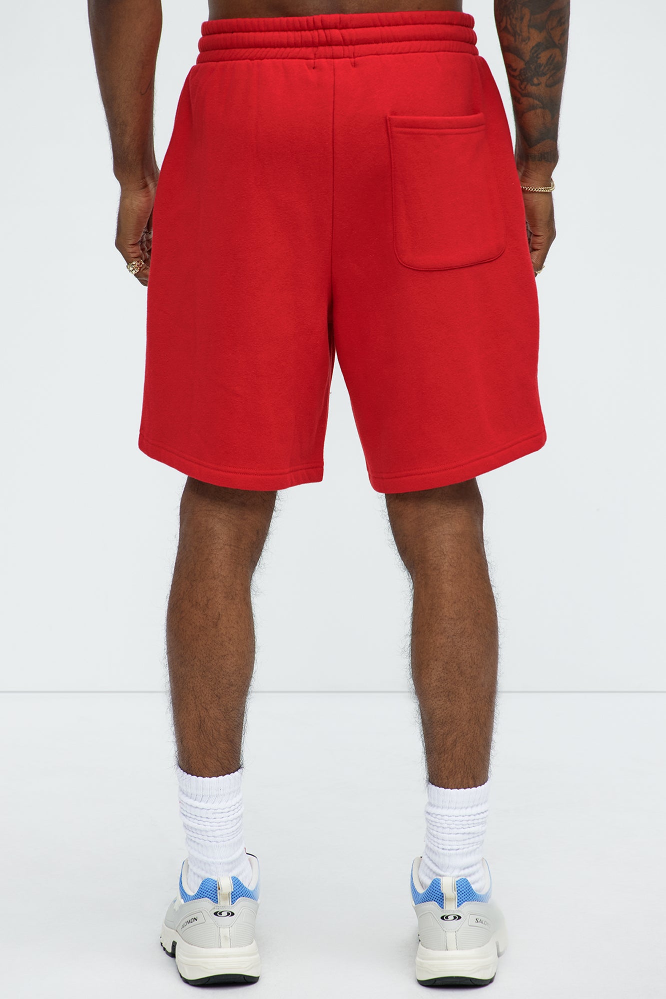 Tyson Dreaming Sweatshorts - Red - Image 3