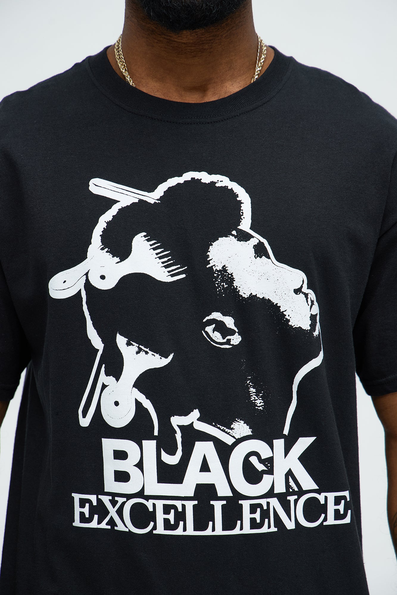Black Excellence Forever Short Sleeve Tee - Black - Image 3