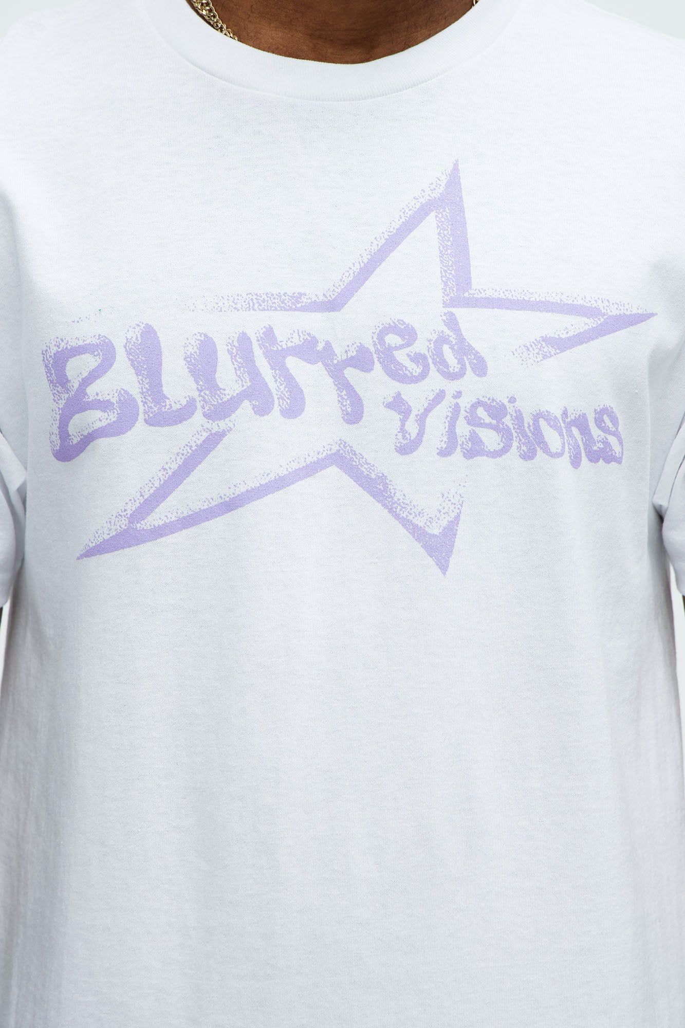 Blurred Visions Short Sleeve Tee - White - Image 3