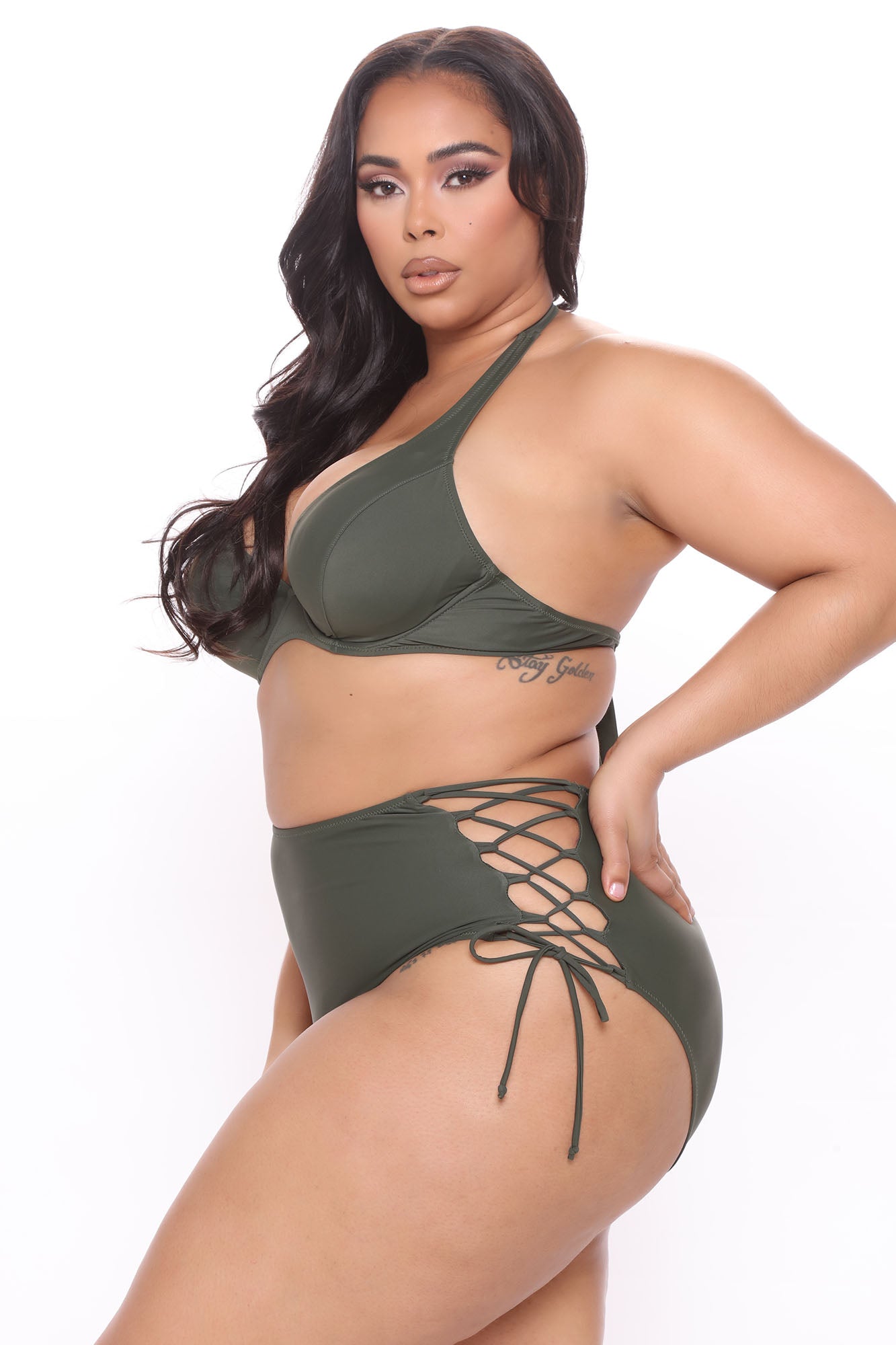 Libra Bikini - Olive - Image 9
