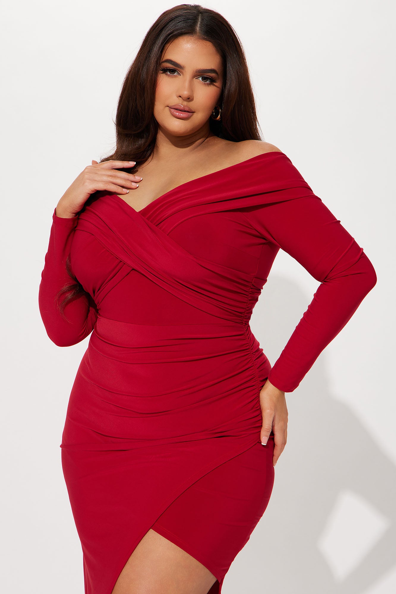 Yazmine Maxi Dress - Red - Image 5