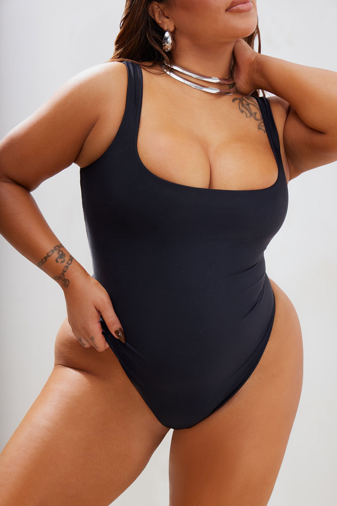 Easy Peasy Tank Swimsuit - Black - Image 6