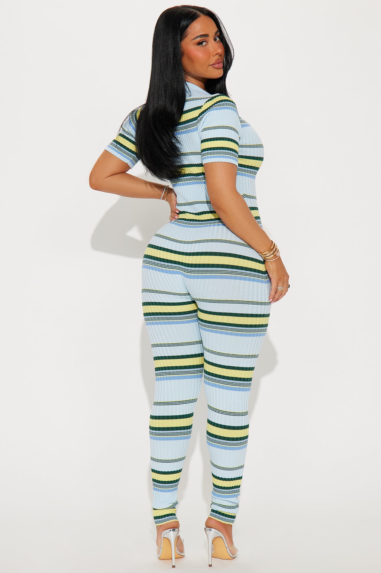 Caffeine Energized Jumpsuit - Blue/combo - Image 3
