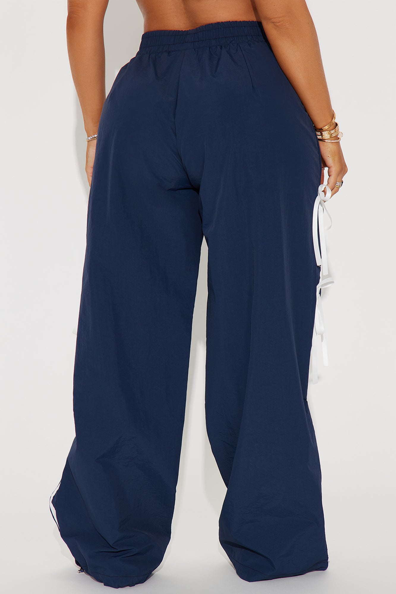 Cindy Windbreaker Track Pant - Navy - Image 5