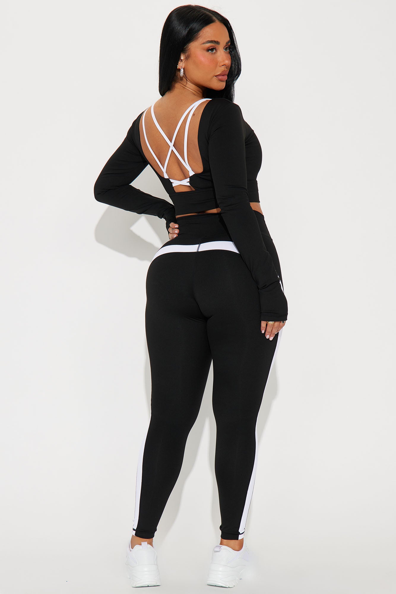 Court Cool Active Set - Black/White - Image 3