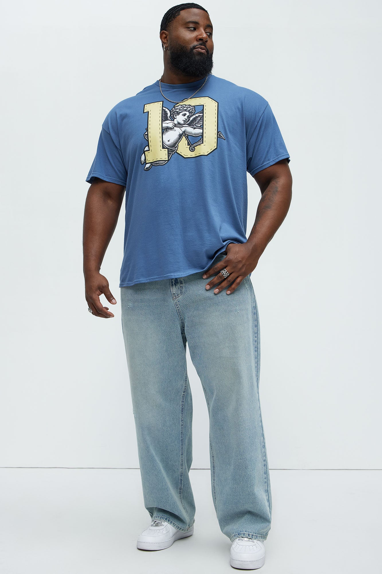 Angelic 10 Short Sleeve Tee - Blue - Image 5