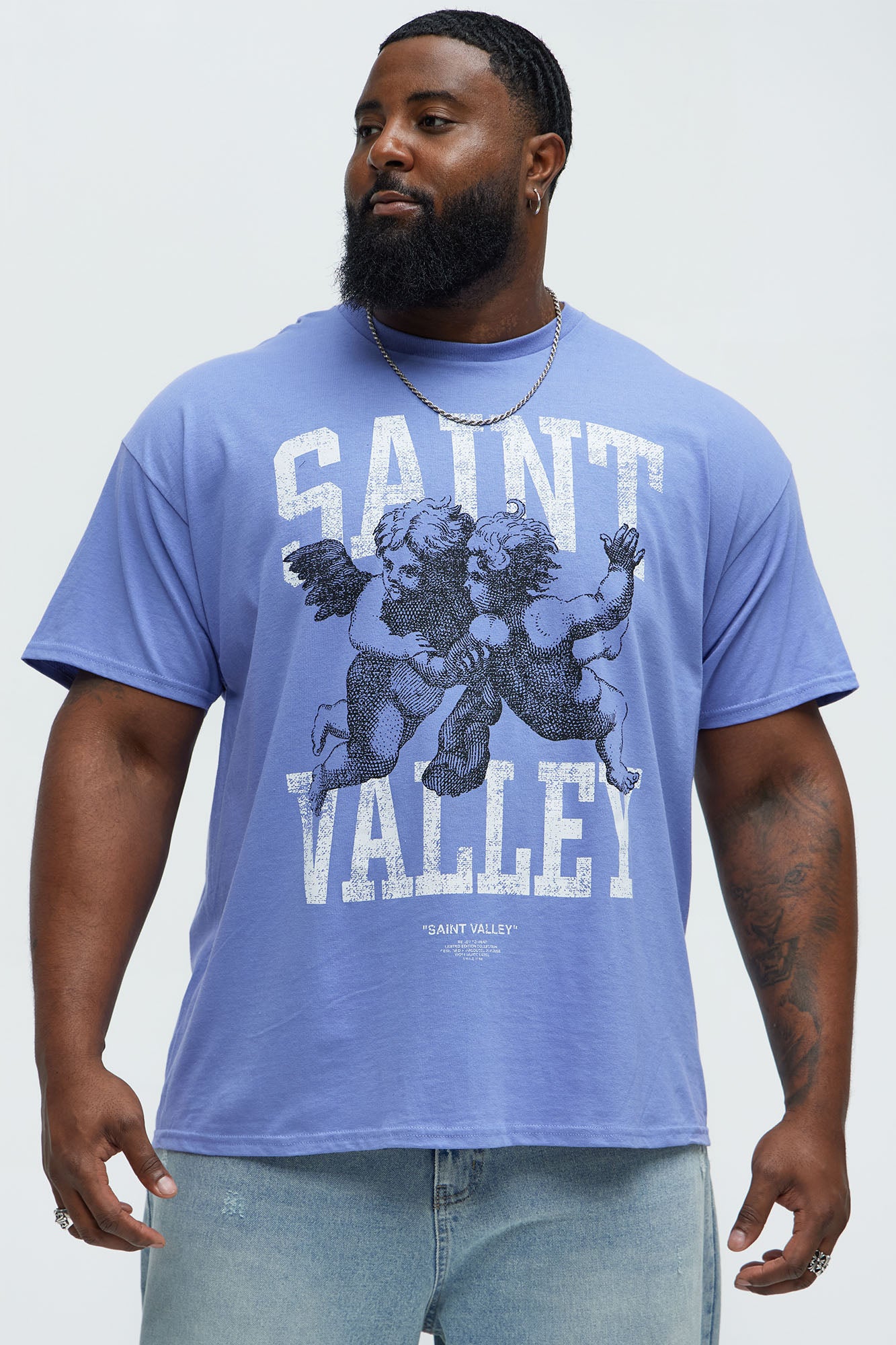 Saint Valley Short Sleeve Tee - Purple - Image 4