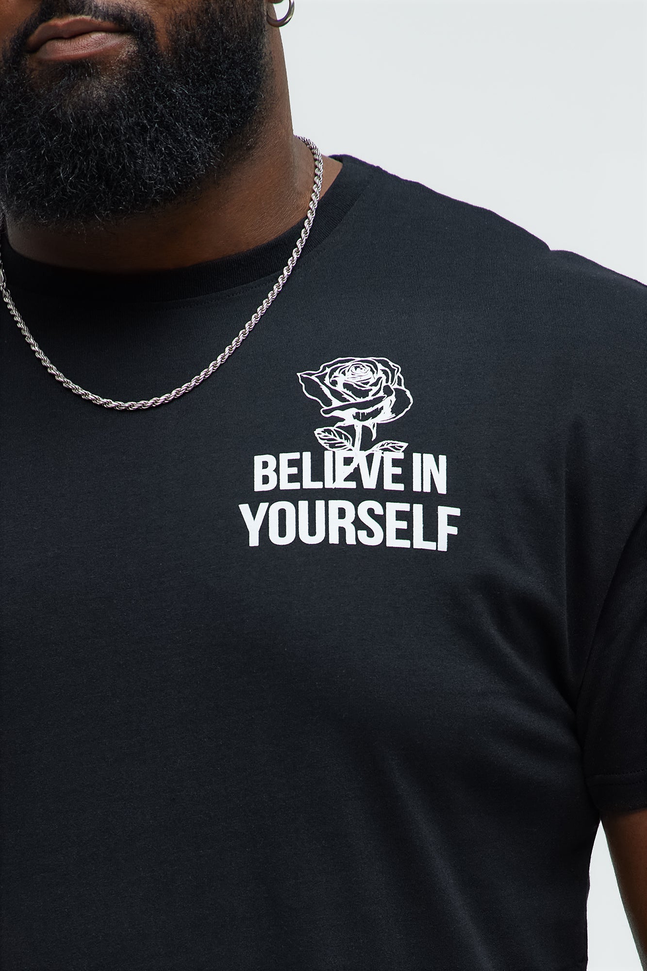 Believe In Yourself Short Sleeve Tee - Black - Image 8