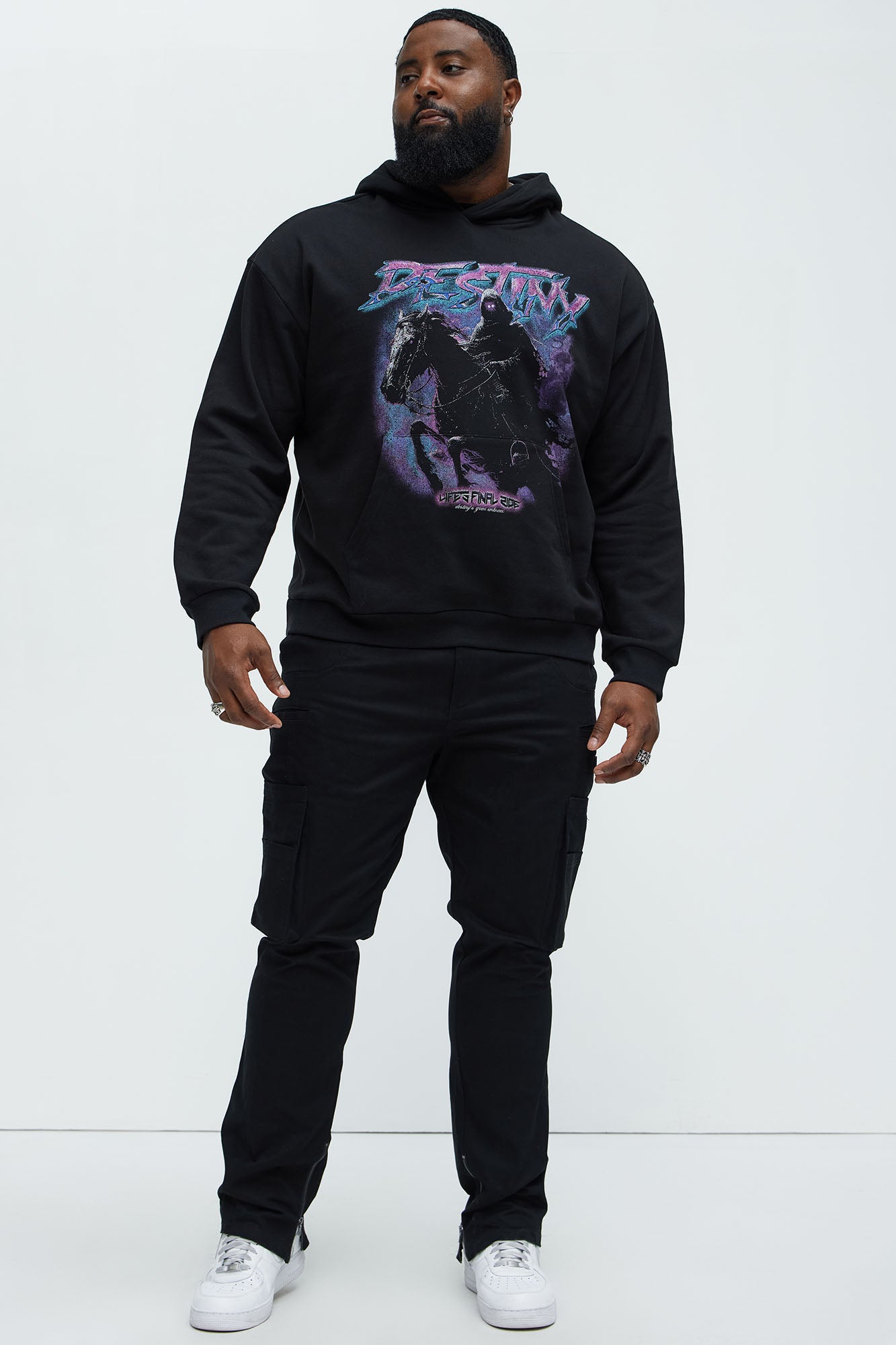 Destiny Ride Hoodie - Black - Image 6