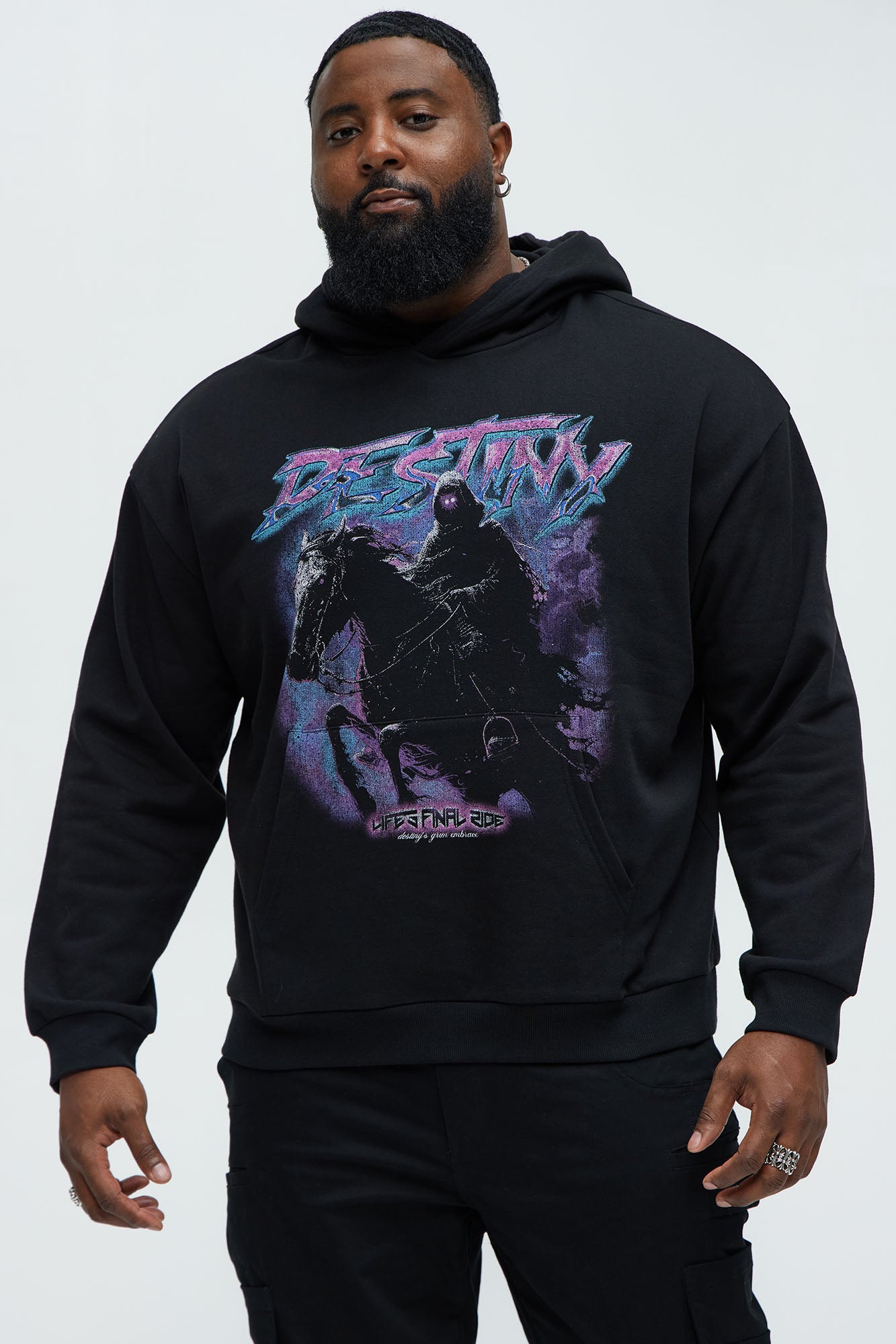 Destiny Ride Hoodie - Black - Image 5