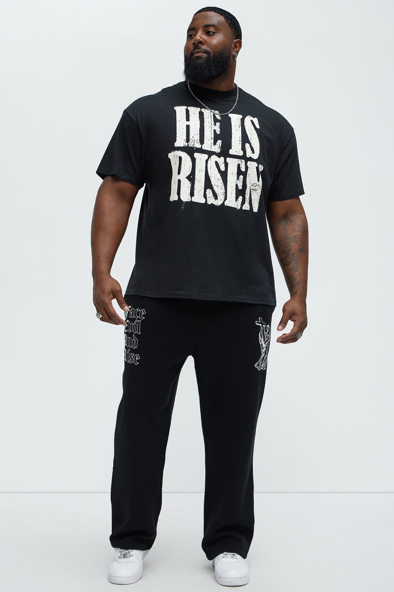 Tyson Fear Straight Sweatpants - Black - Image 8