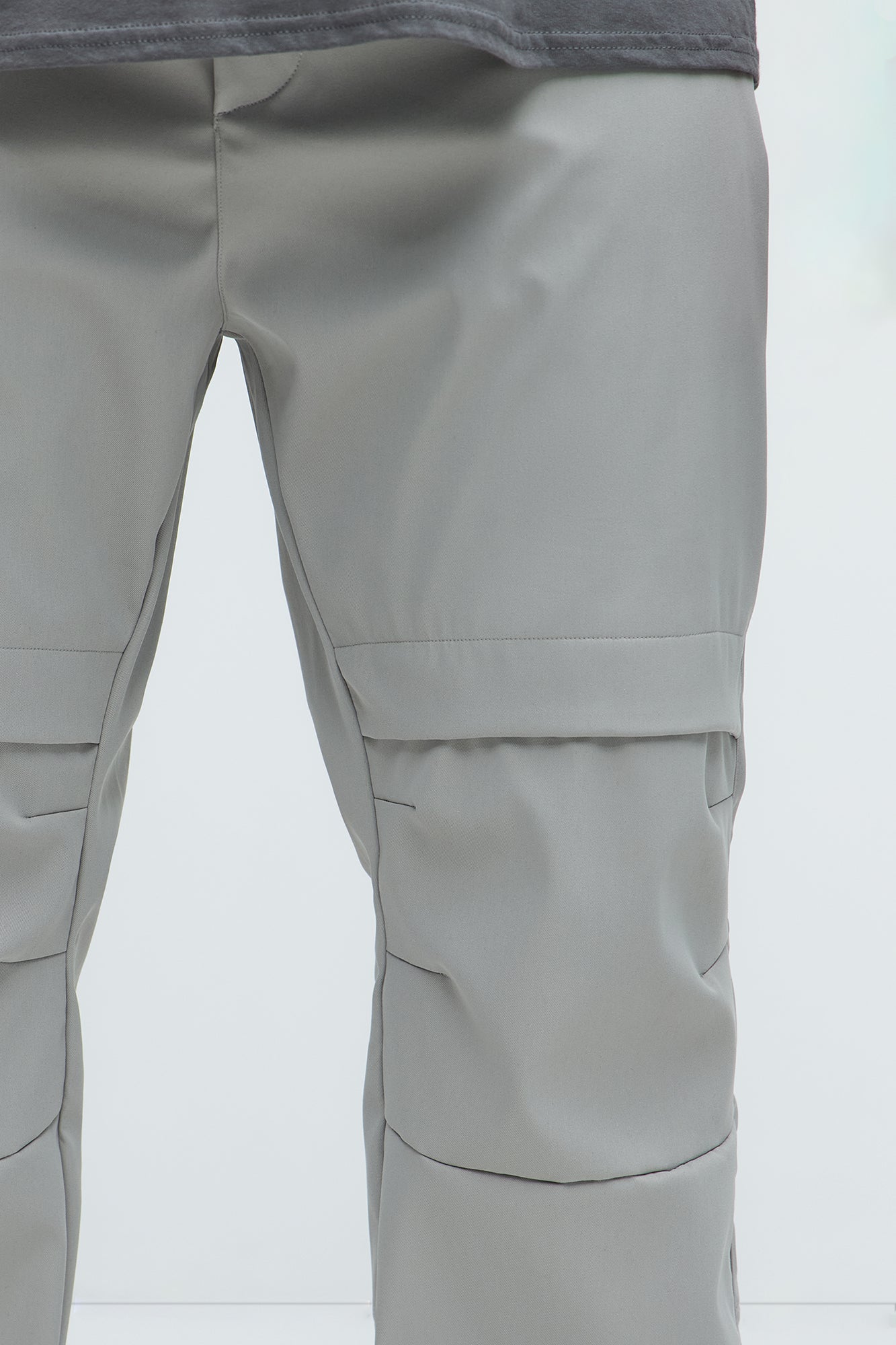 Alwin Zip Tech Pants - Grey - Image 8