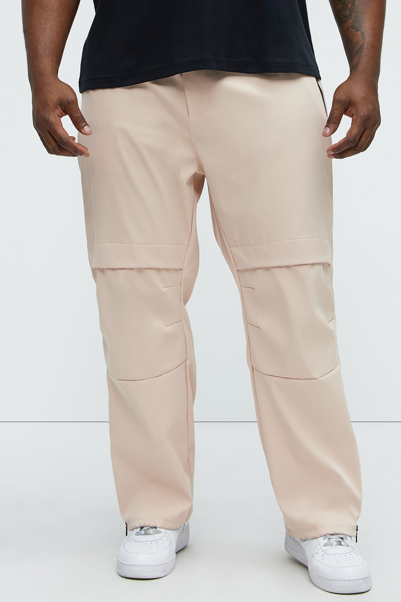 Alwin Zip Tech Pants - Mauve - Image 6