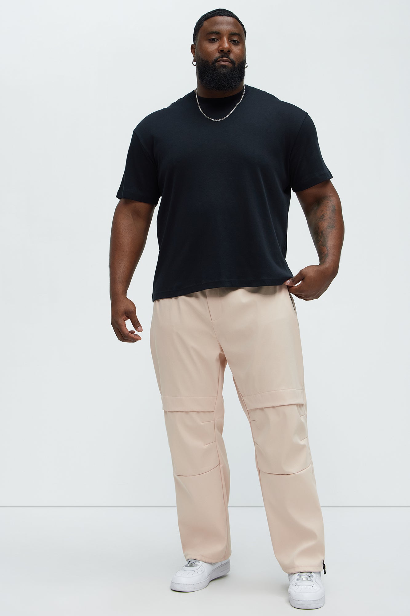 Alwin Zip Tech Pants - Mauve - Image 7