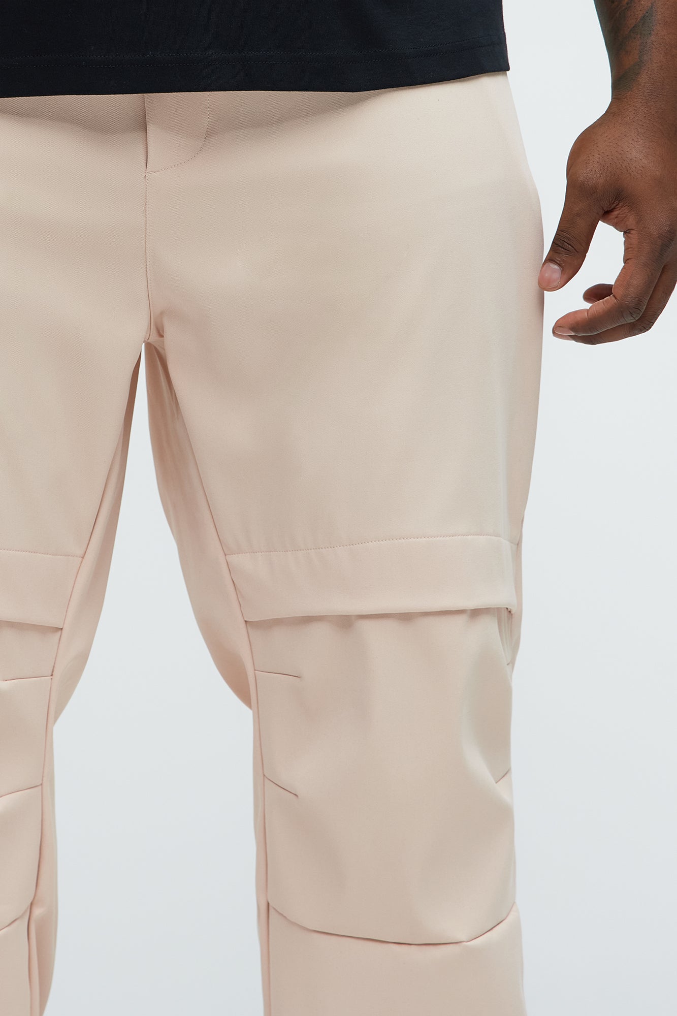 Alwin Zip Tech Pants - Mauve - Image 8