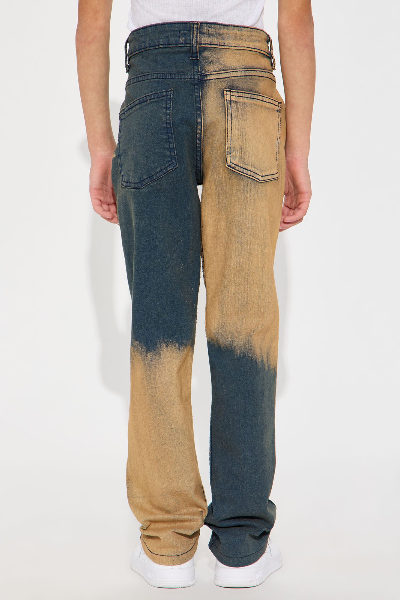 Mini All Good Things Are Flowing Denim Jean - Vintage Blue Wash - Image 4