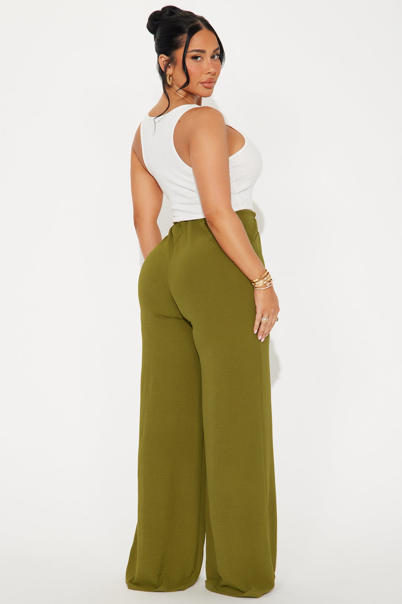 Vacay Mode Jumpsuit - Olive/combo - Image 3