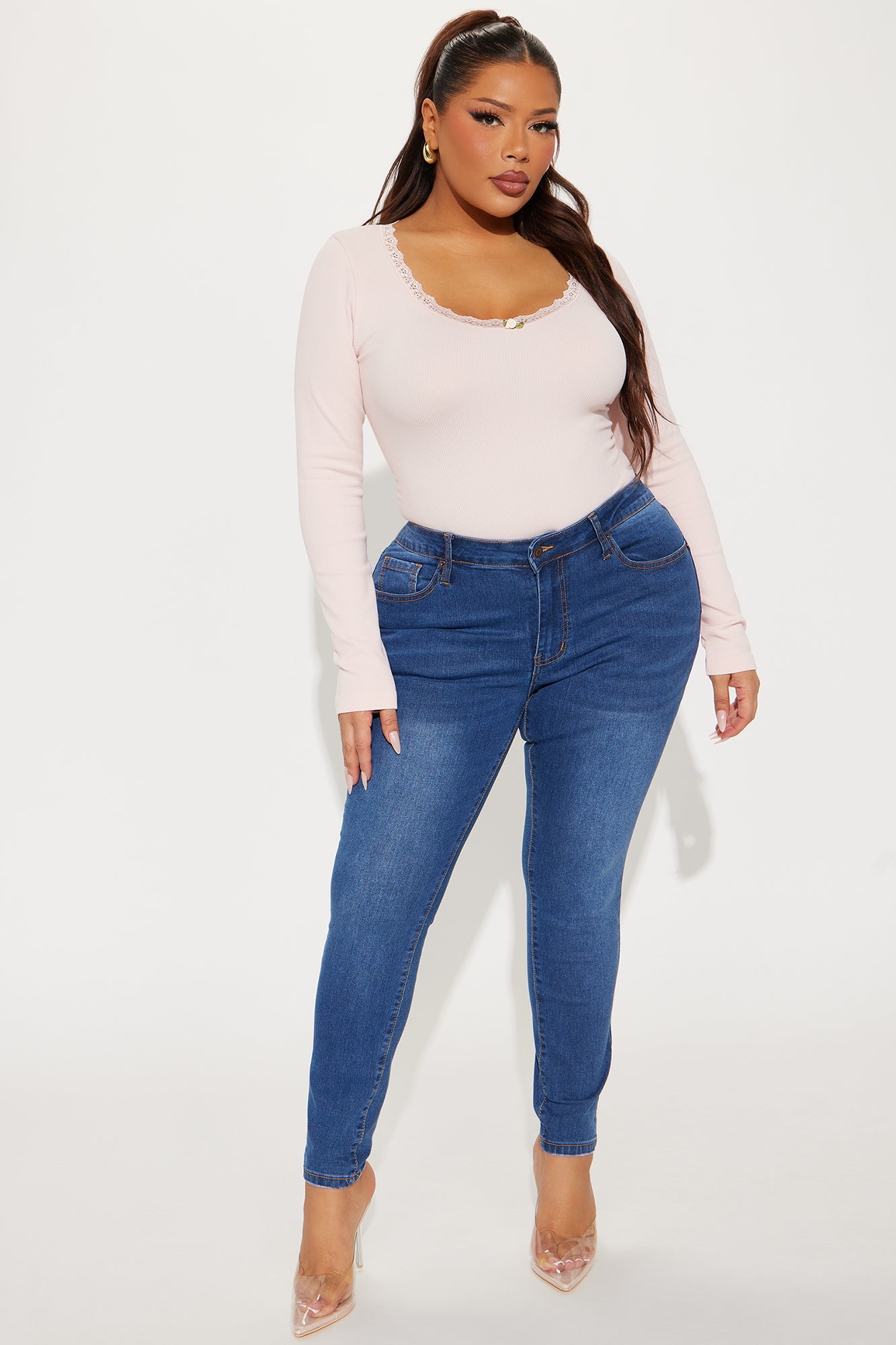 Sweet Like Sugar Seamless Bodysuit - Blush - Image 6
