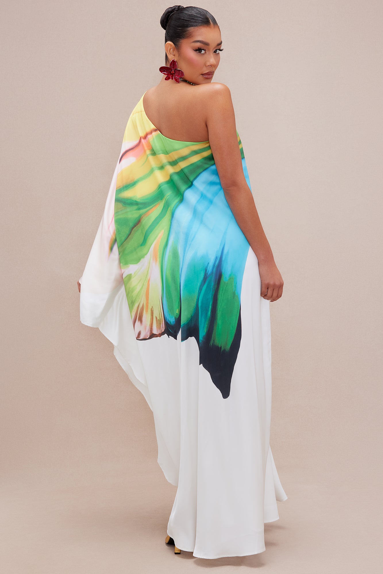 Drinks On The Beach Kaftan - Turquoise/combo - Image 4