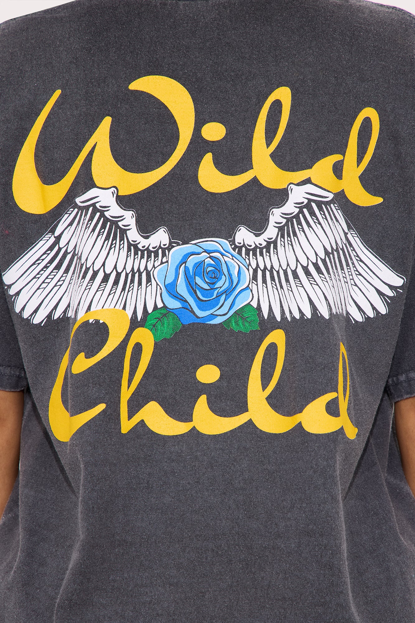 Betty Boop Wild Child Washed Tee - Charcoal - Image 5