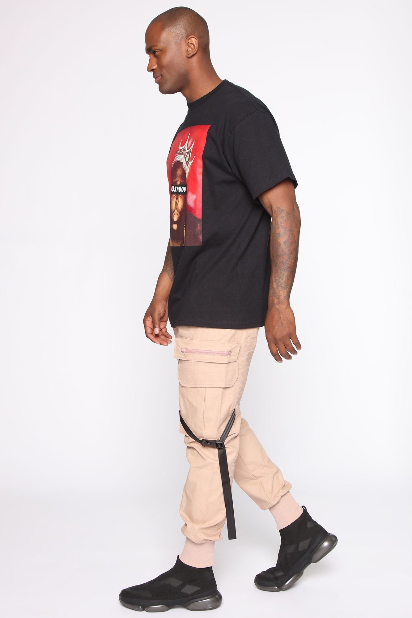Trust Nobody Short Sleeve Tee - Black/combo - Image 6