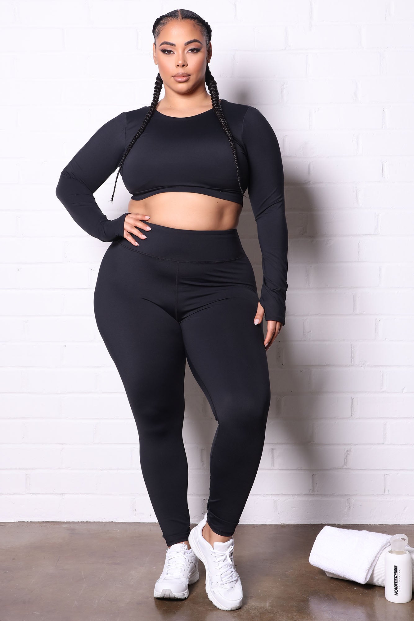 Crunch Time Active Scrunch Butt Leggings In Sculpt Tech - Black - Image 9