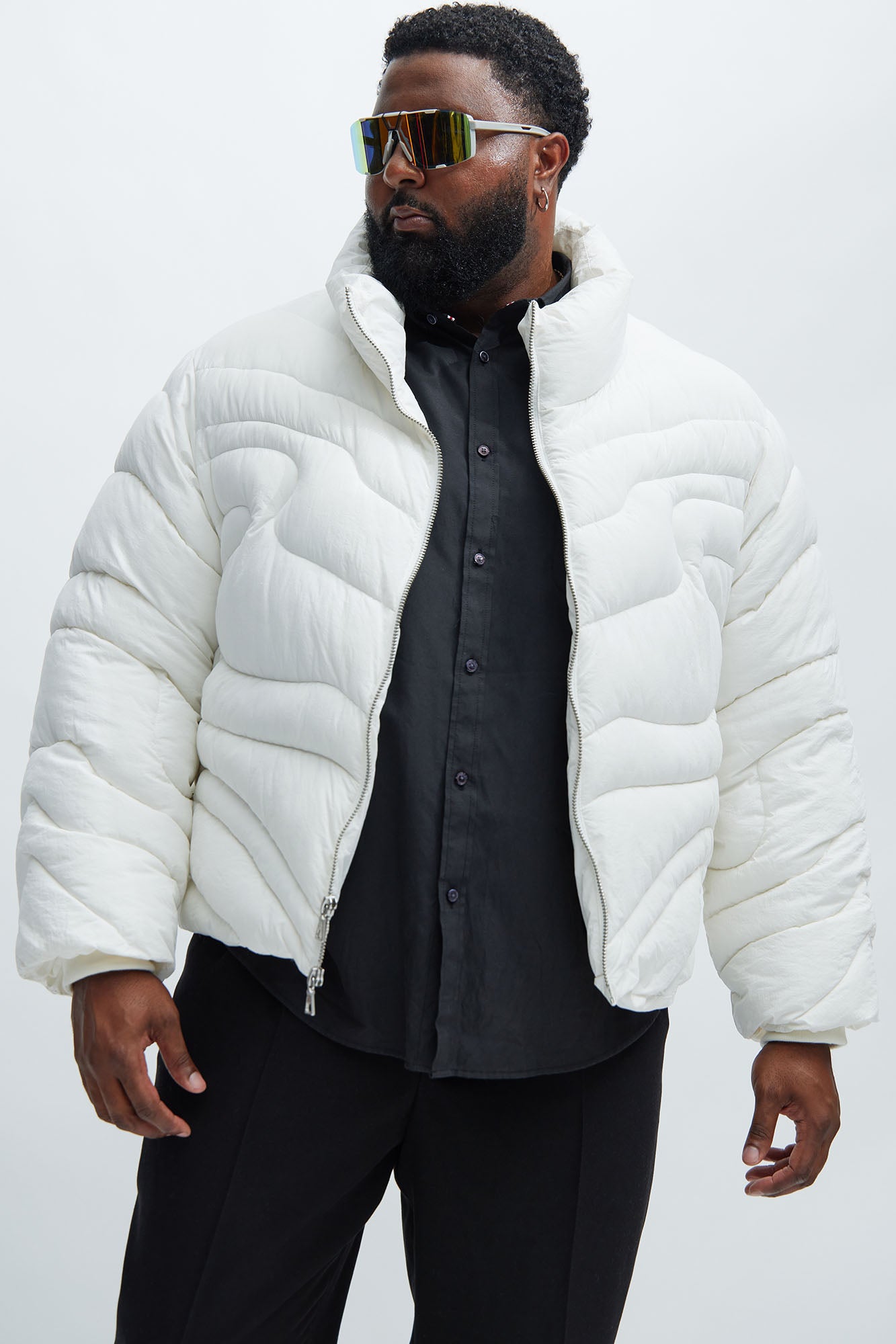 Willow Quilted Jacket - White - Image 6