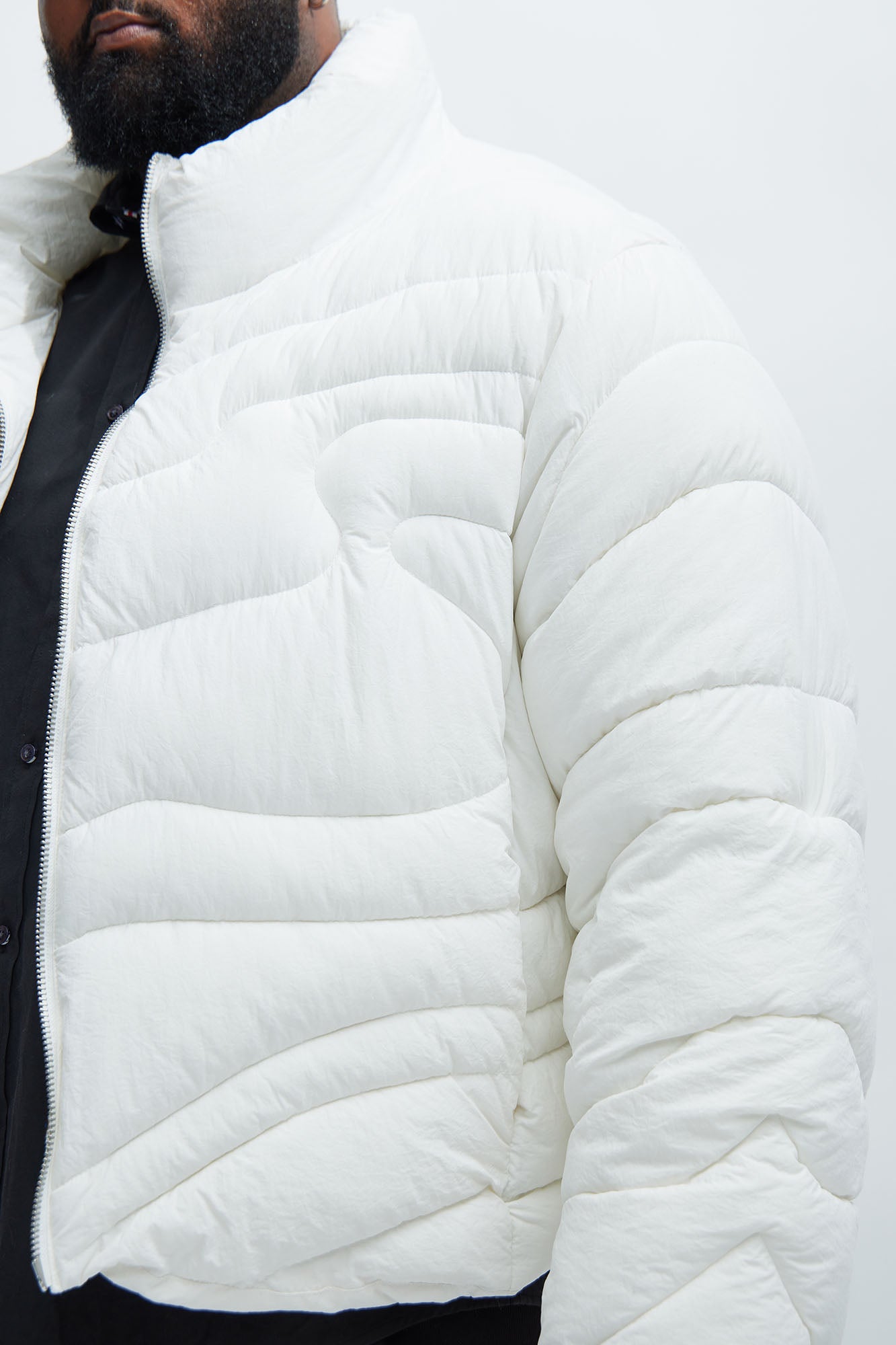 Willow Quilted Jacket - White - Image 8