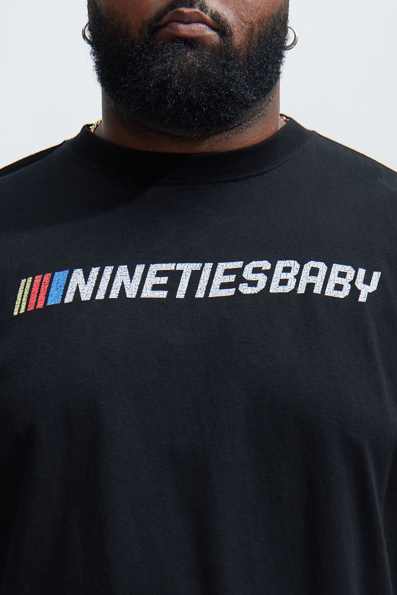 90's Till Infinity Oversized Short Sleeve Tee - Black - Image 8