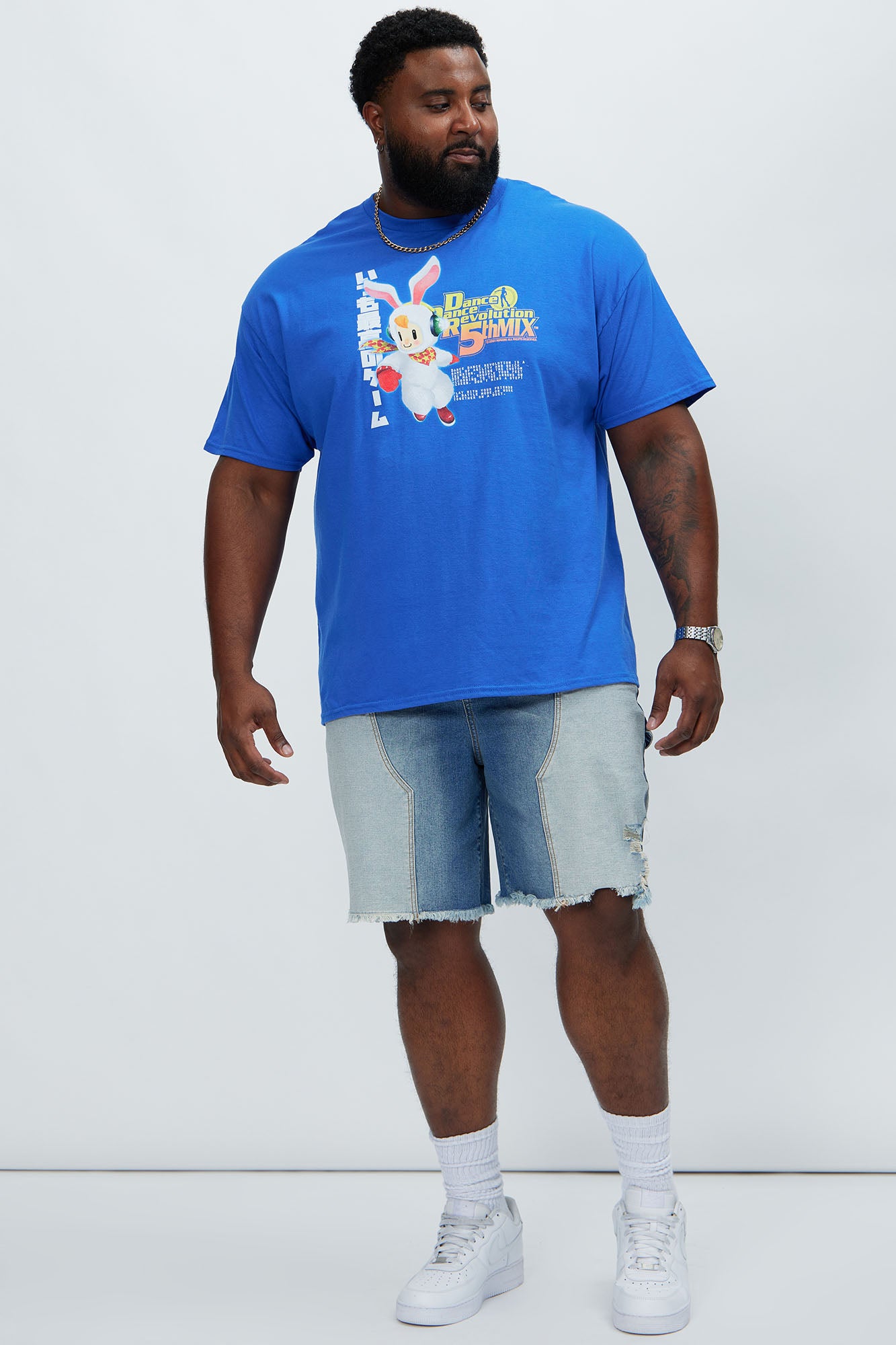 Braddy Carpenter Relaxed Shorts - Medium Wash - Image 6
