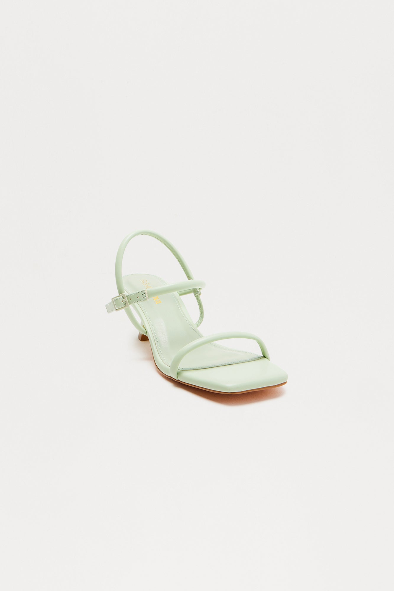 Brantley Slingback Kitten Heels - Mint - Image 5
