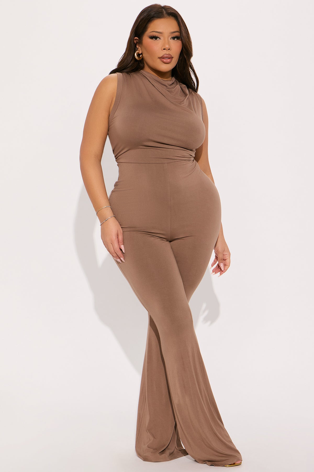 No Vacancy Jumpsuit  - Mocha - Image 4