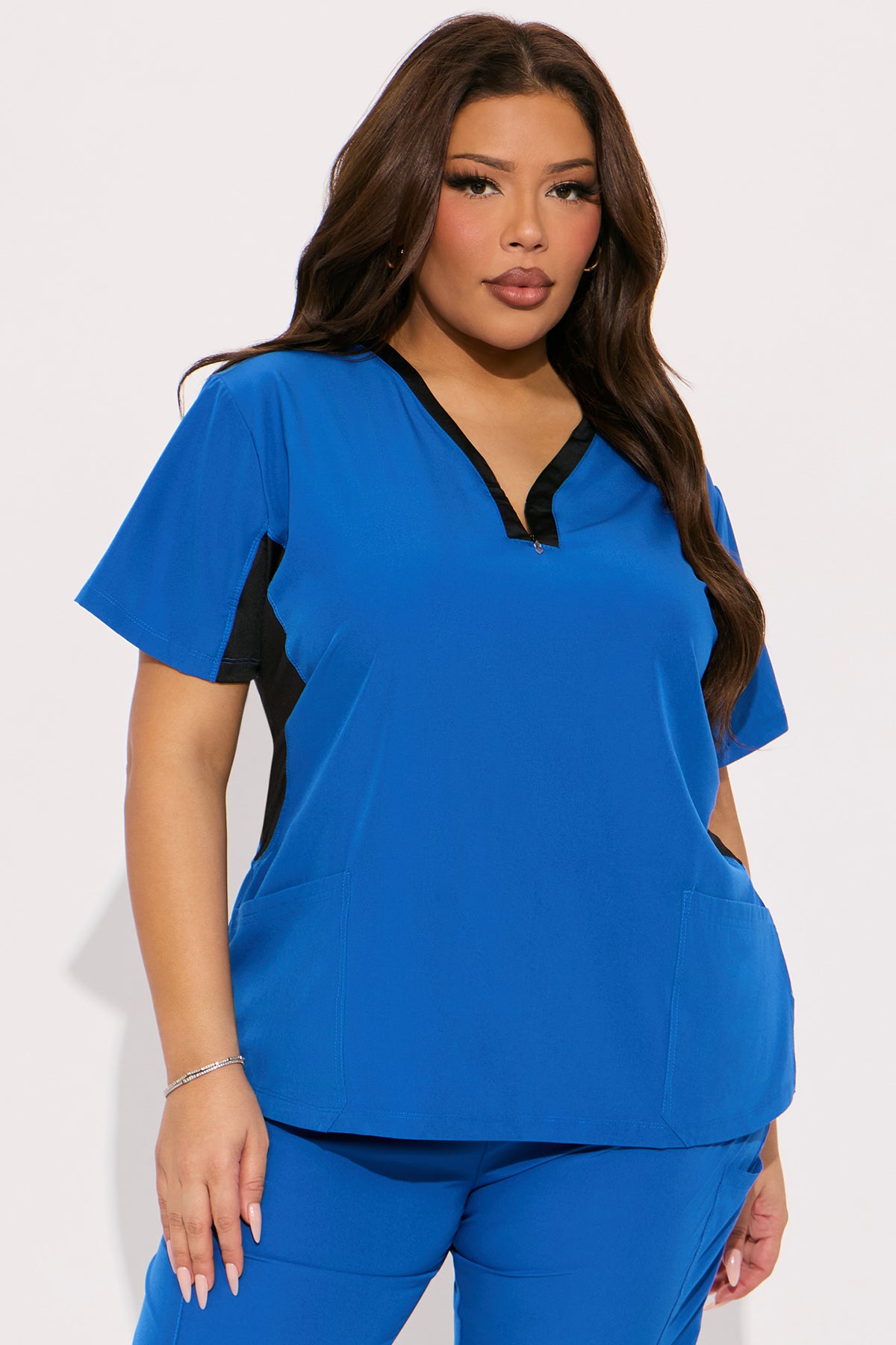 Ready To Help 2 Tone Uniform Scrub Jogger Set - Royal - Image 6