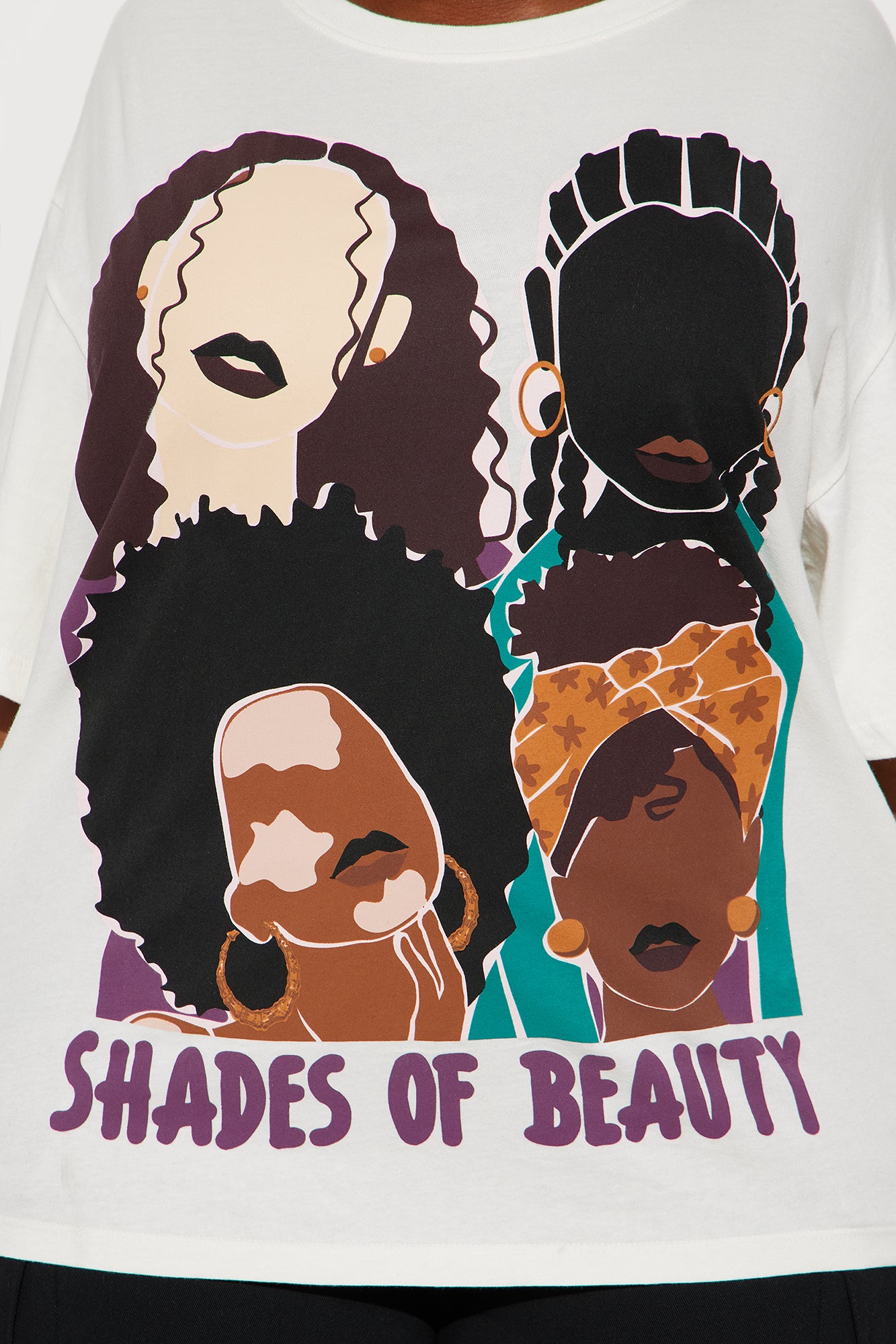 Shades Of Beauty Graphic Tee - Ivory - Image 6