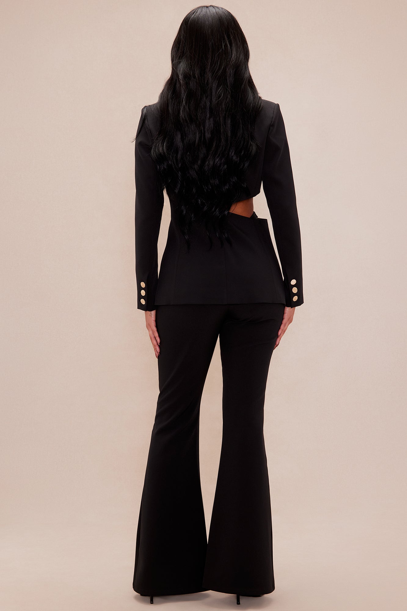 Andrea Blazer Suit Set - Black - Image 4