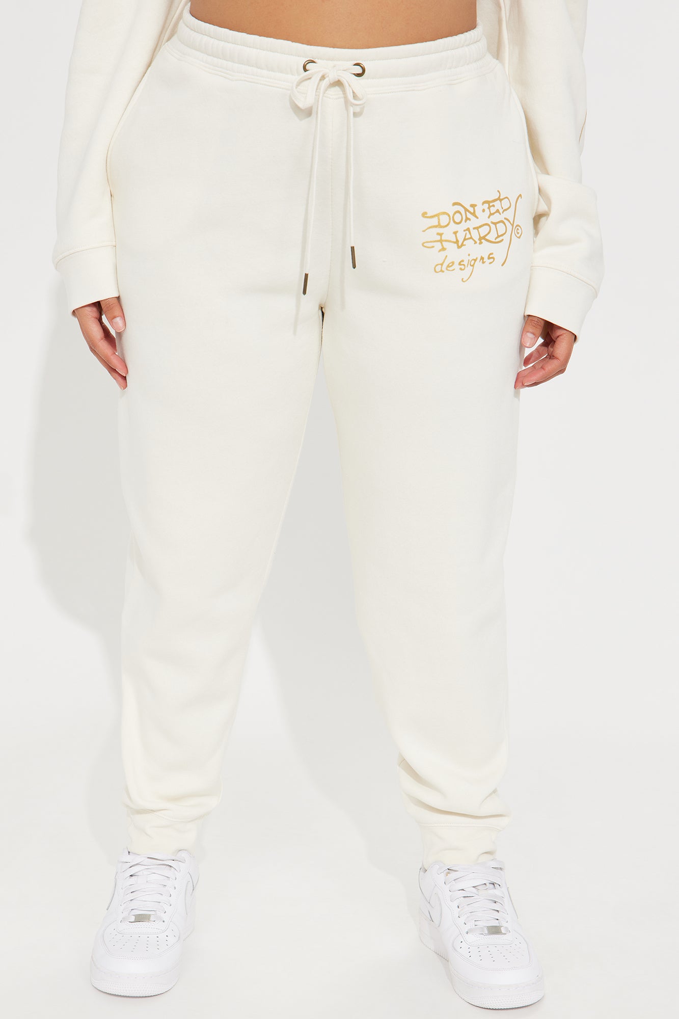 Ed Hardy Retro Tiger Jogger - Ivory - Image 6