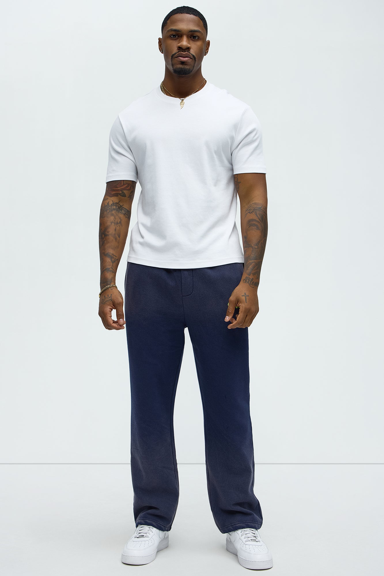 Tyson Nitro Straight Sweatpants - Navy - Image 3