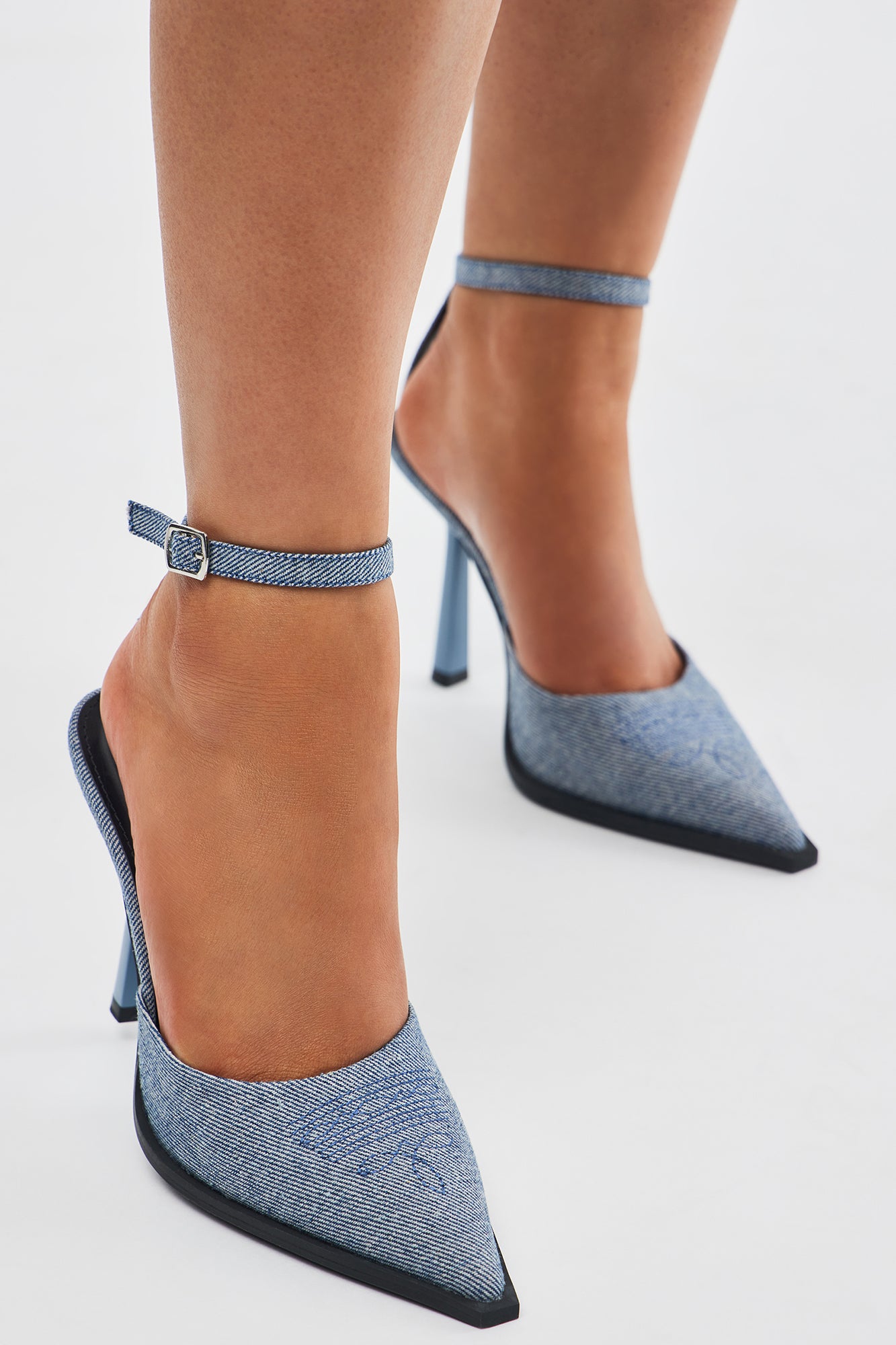 Always Busy Pumps - Denim - Image 3