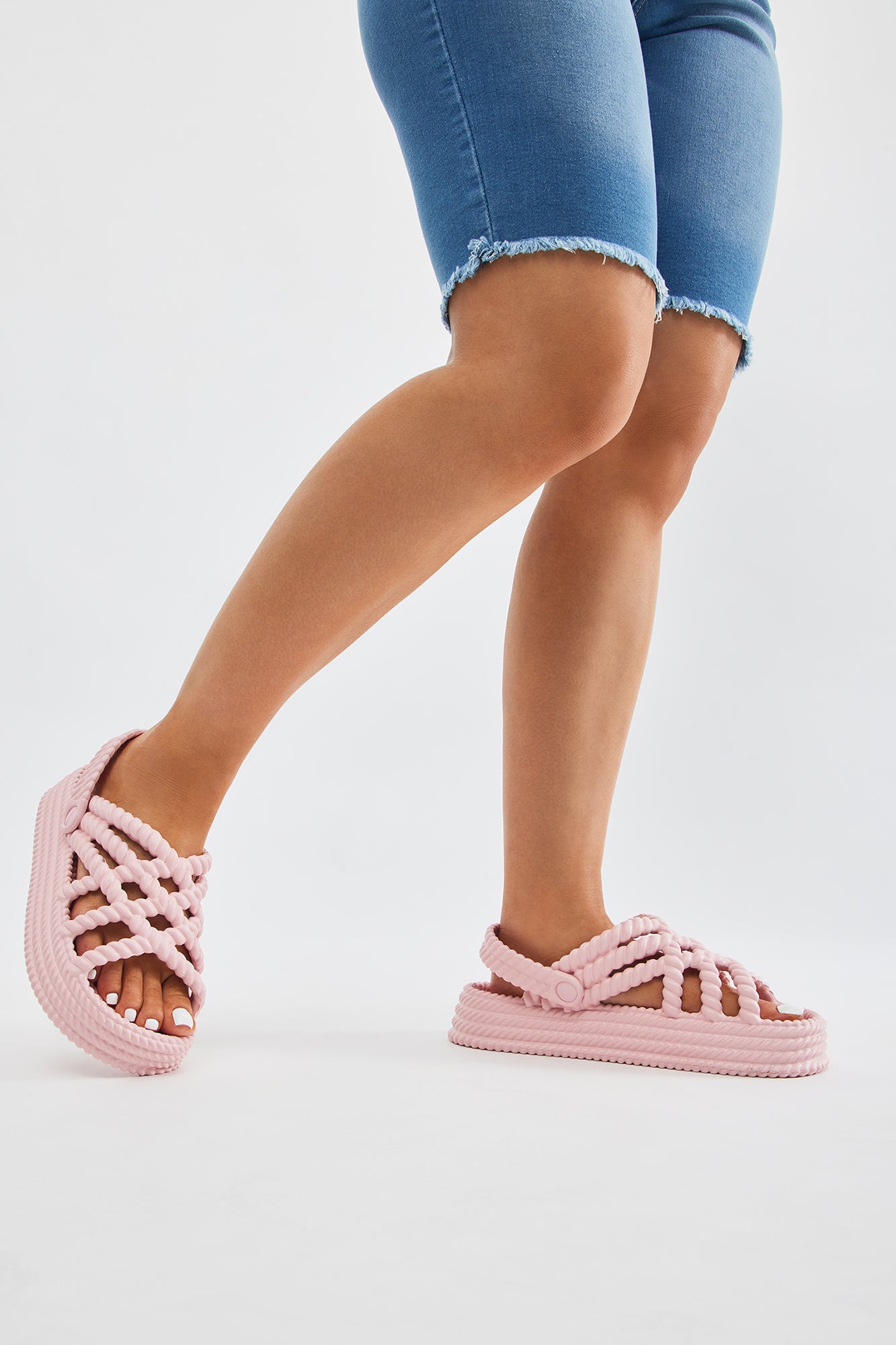 Time Travel Casual Slides - Pink - Image 4
