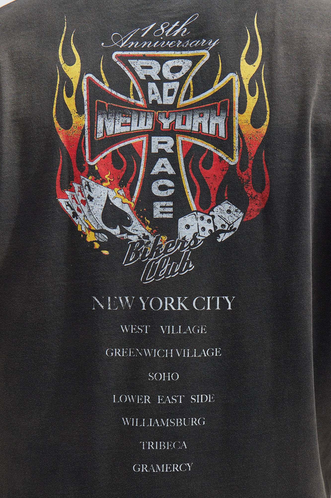 Road Race Oversized Short Sleeve Tee - Black - Image 5