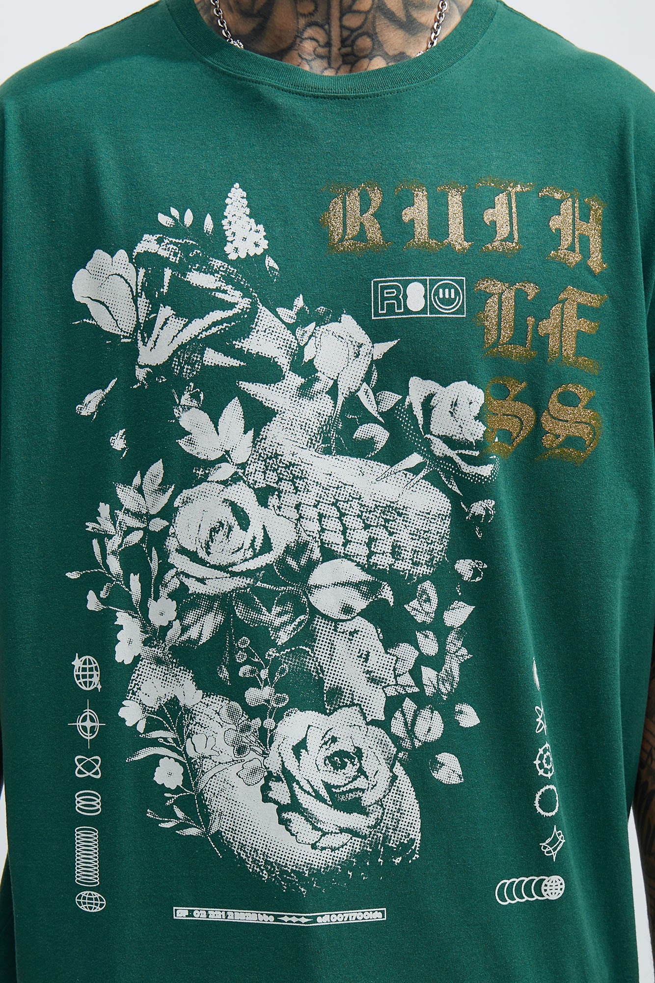 Ruthless Oversized Short Sleeve Tee - Hunter - Image 3
