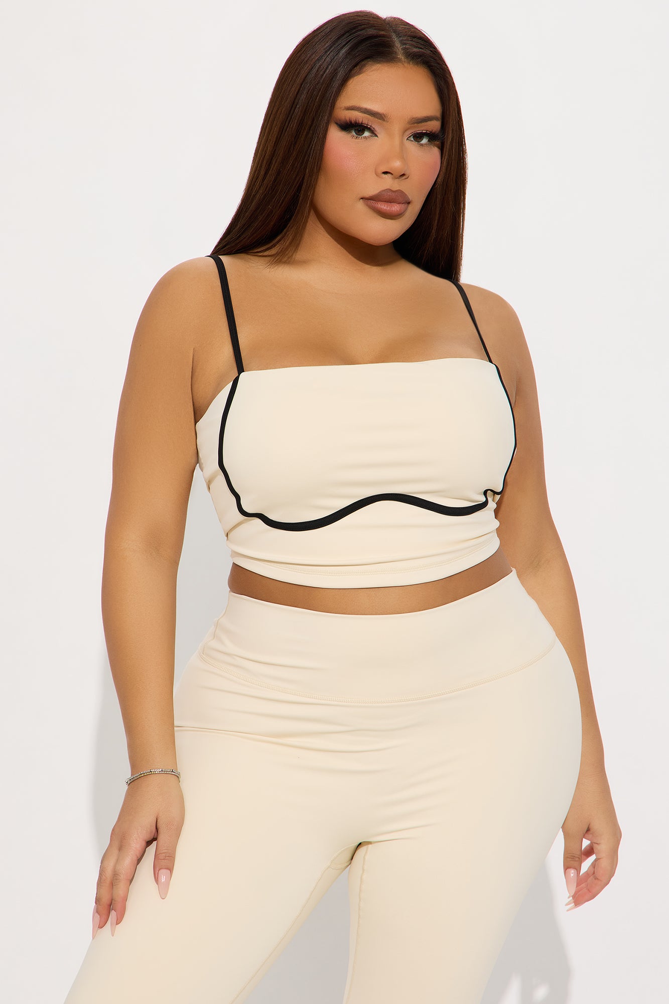 Raegan Active Pant Set - Cream/combo - Image 5