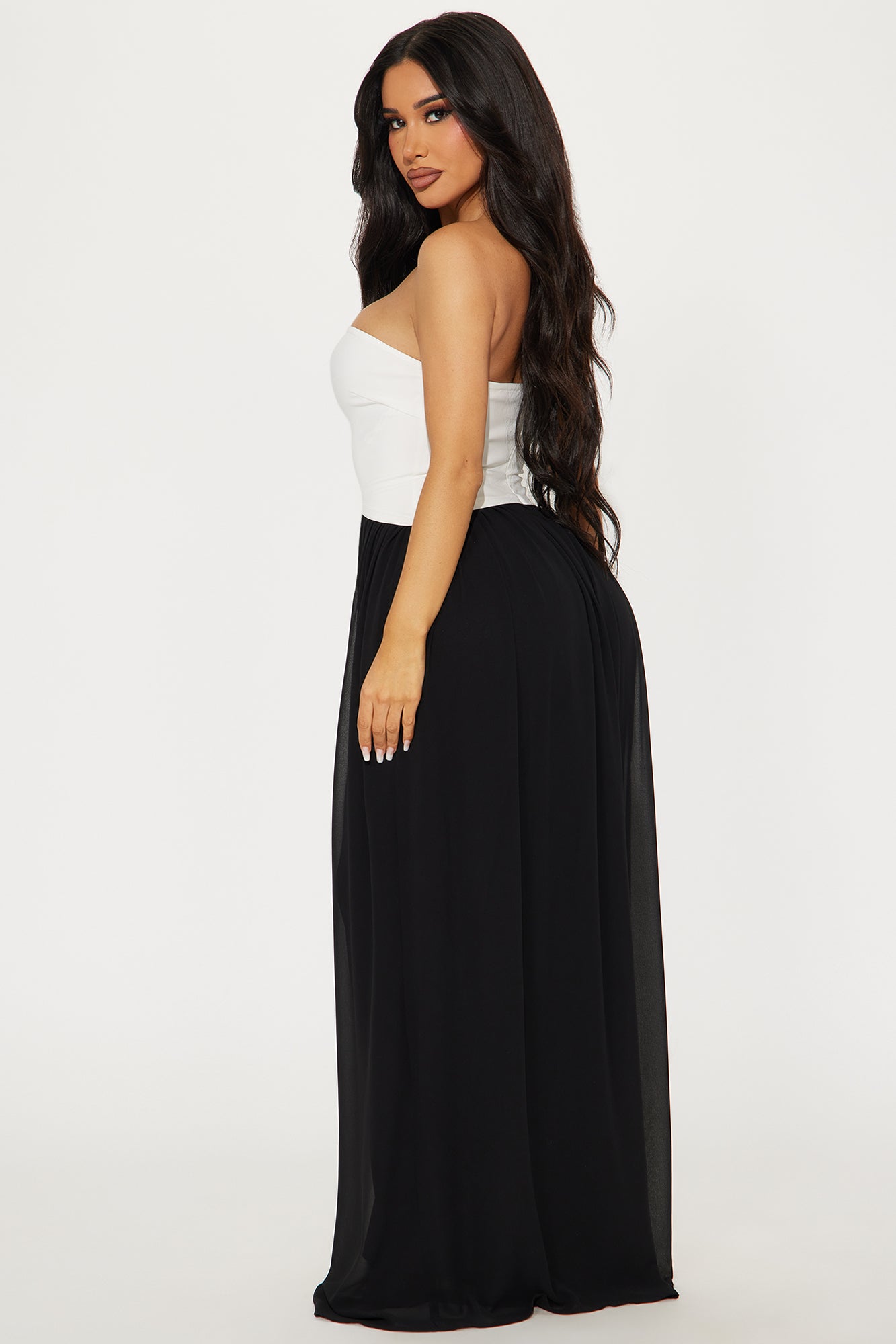 Change Of Style Jumpsuit - White/Black - Image 3