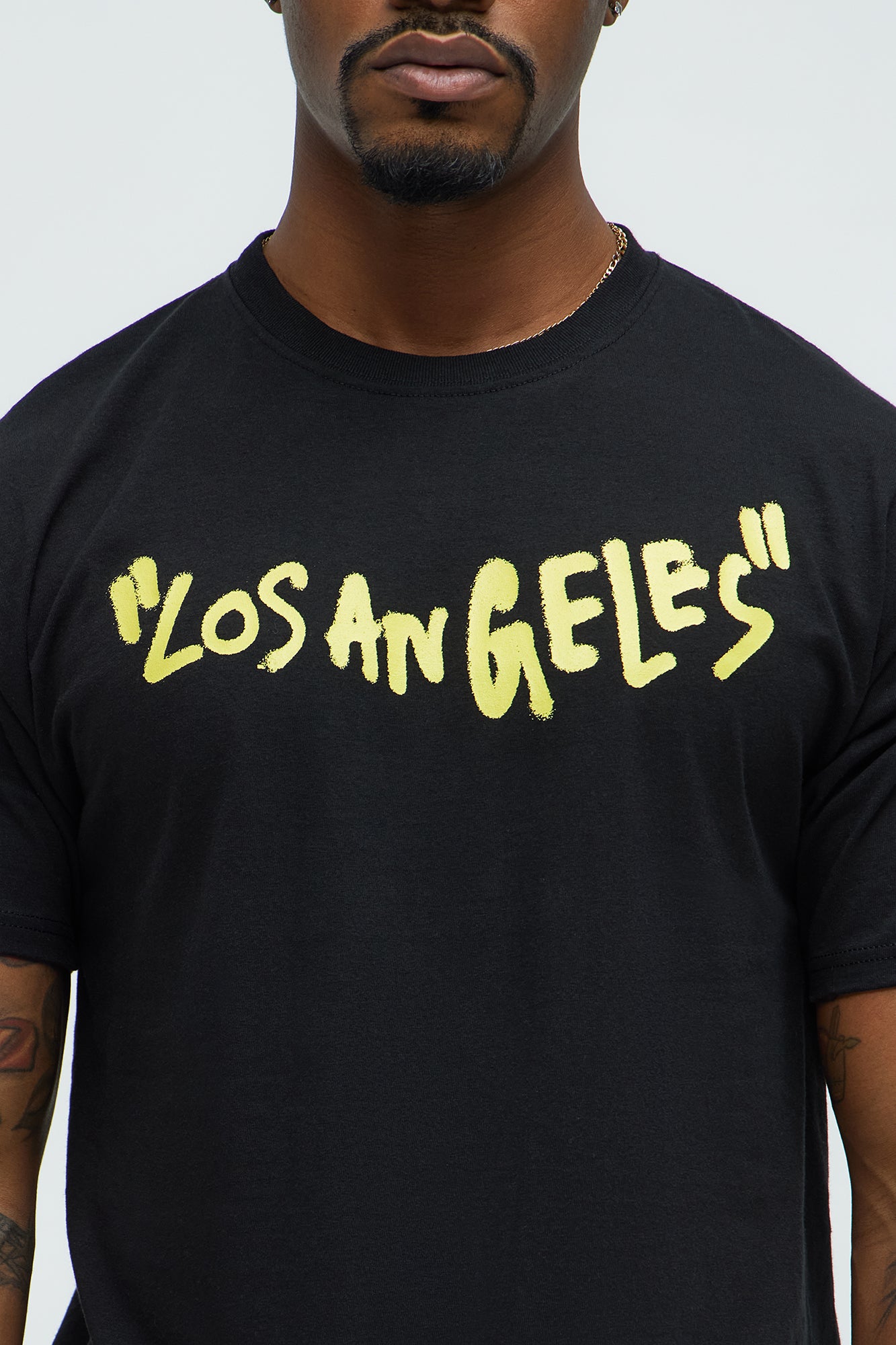 Welcome To ″LA″ Short Sleeve Tee - Black - Image 3