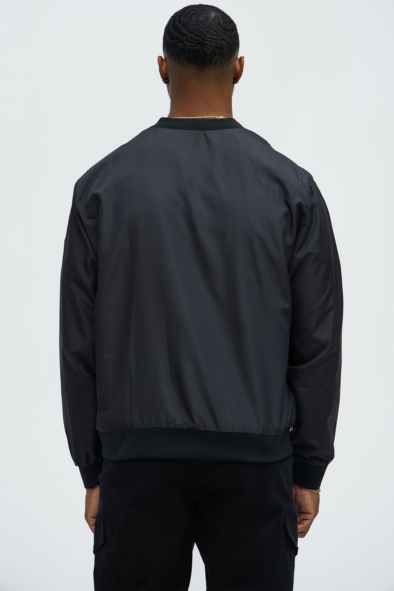 Eddie Bomber Jacket - Black - Image 5