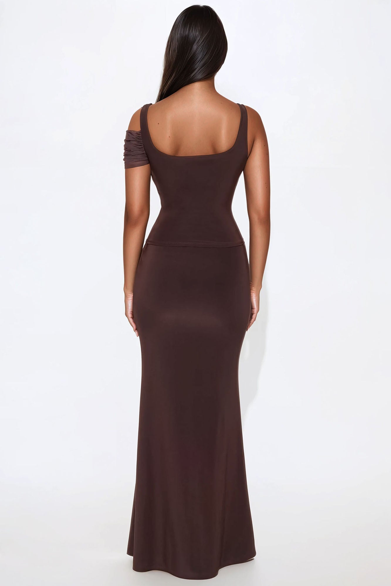 In My Maxi Skirt Set - Brown - Image 3