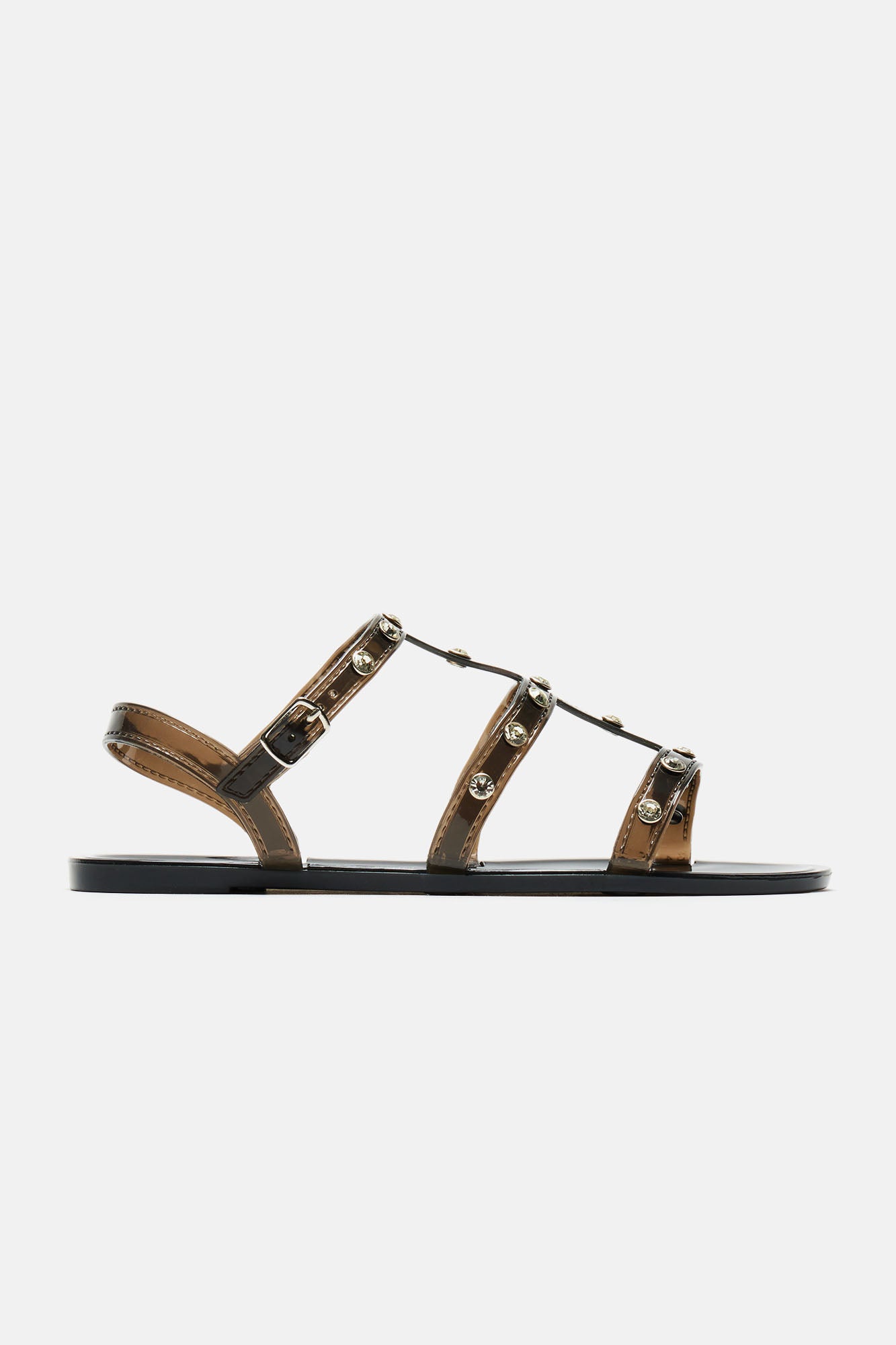 Mini Bling Bling II Flat Sandal - Black - Image 5