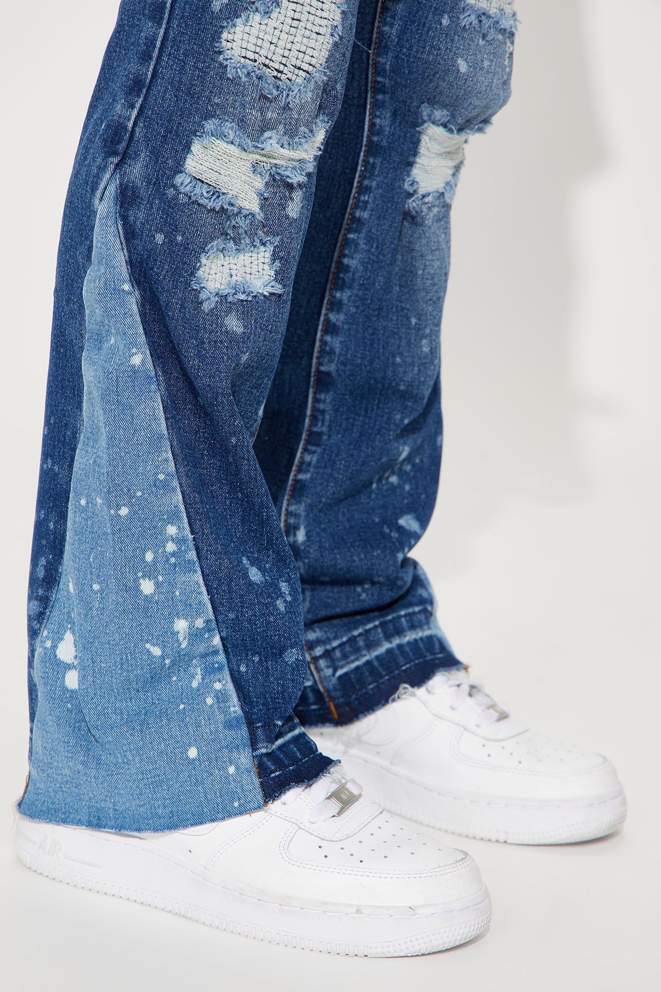 Mini You Gusset Flare Pant - Blue Wash - Image 3