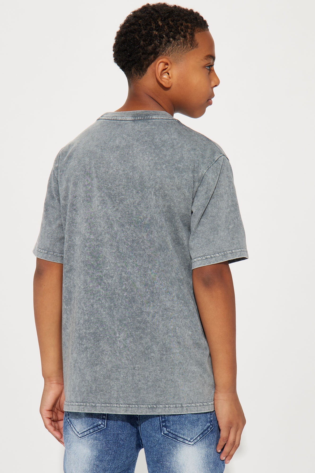 Mini Hot Wheels Racing Oversized Short Sleeve Tee - Charcoal - Image 4
