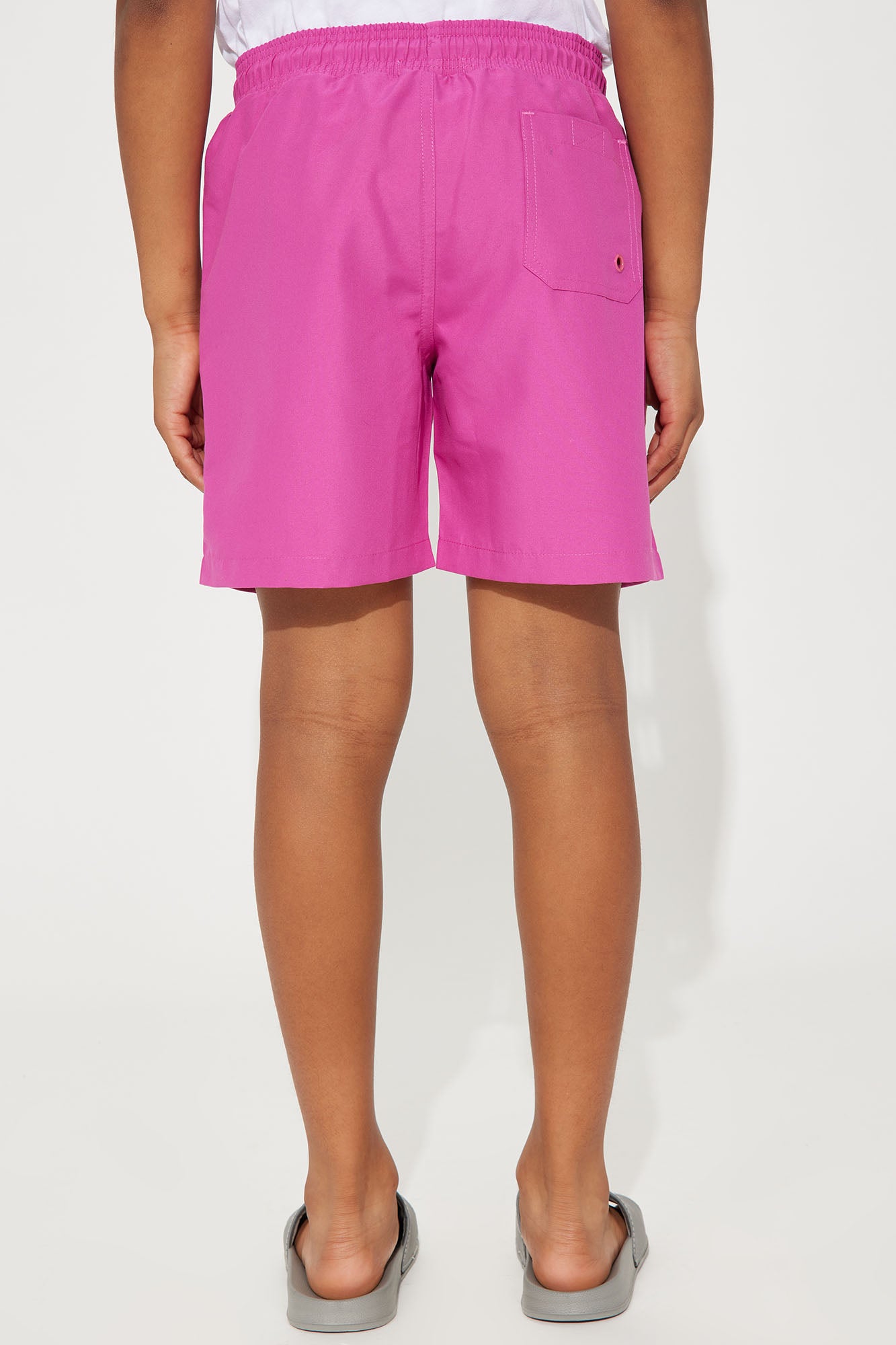 Mini Montez stretch swim trunk - Raspberry - Image 3